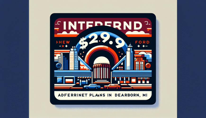 $29.99 Internet Plans in Dearborn, MI