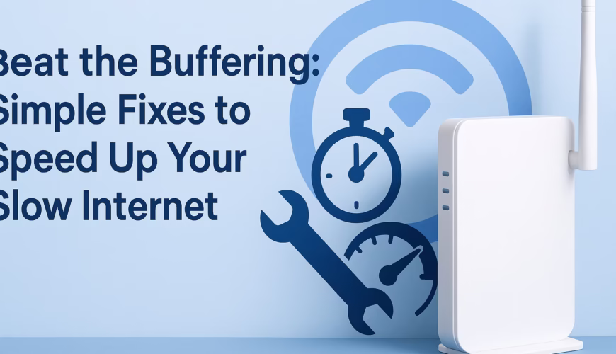 Beat the Buffering: Simple Fixes to Speed Up Your Slow Internet